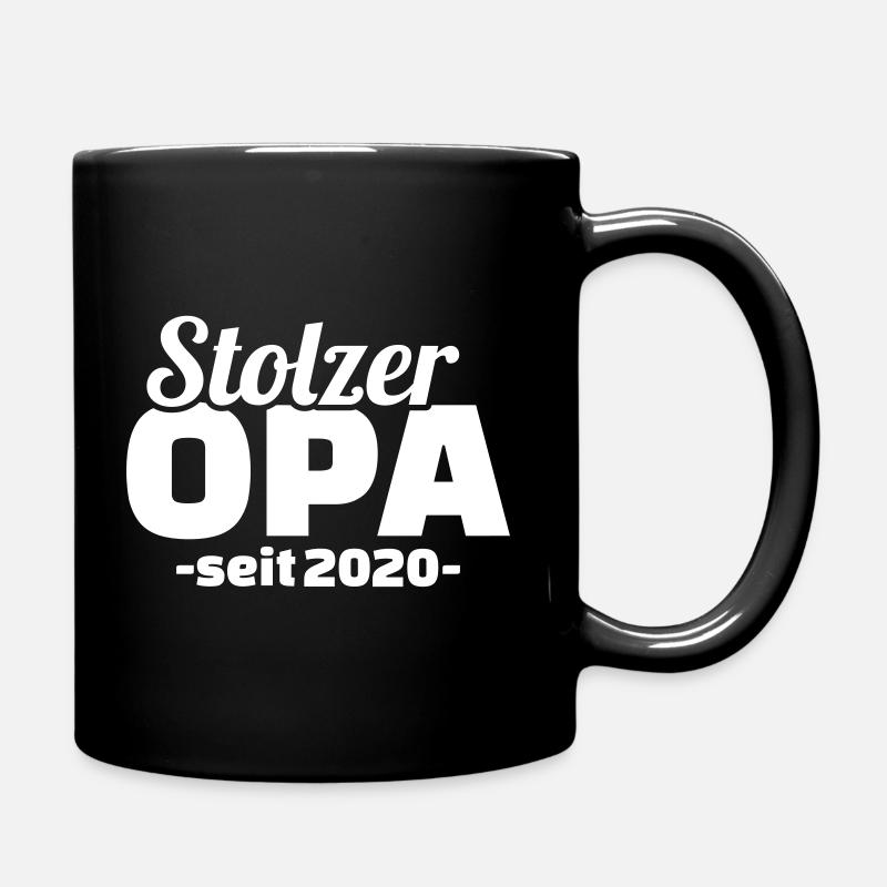 Opa 2020 - Tasse einfarbig - Schwarz