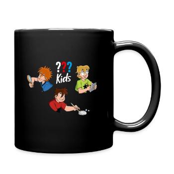 Die Drei ??? Kids Detektive - Tasse einfarbig - Schwarz - Rechts