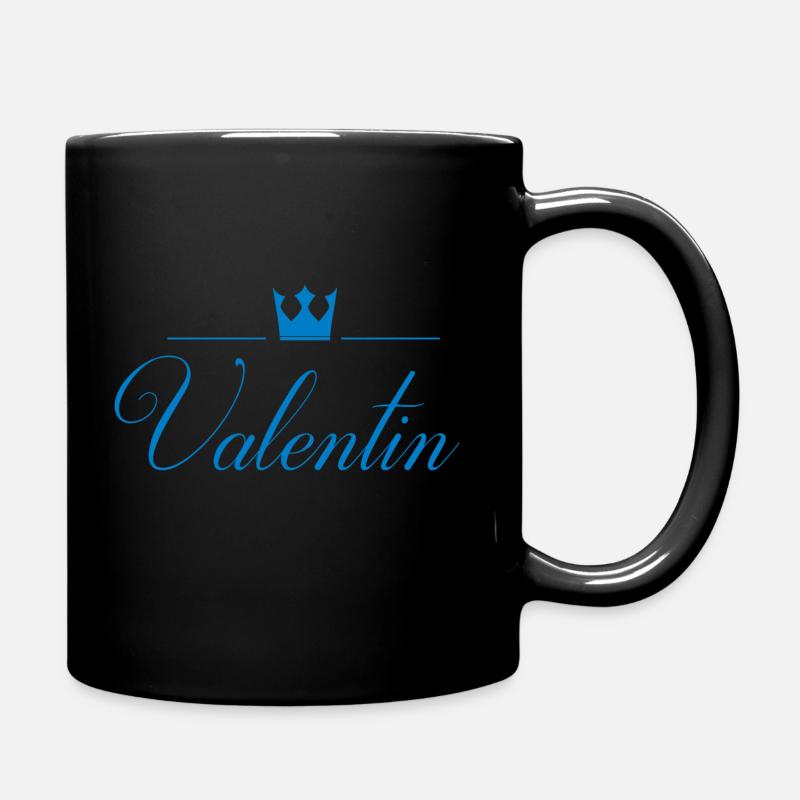Valentine - Full Colour Mug - black