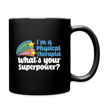 Super Physical Therapist - Full Colour Mug - black - Right