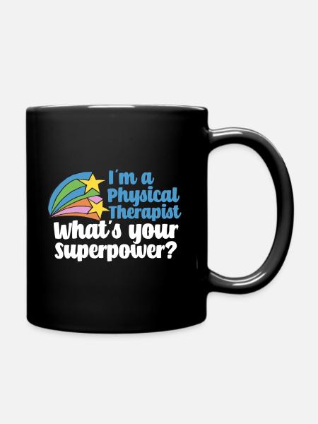 Super Physiotherapeut - Tasse einfarbig - Schwarz