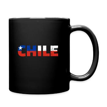 Chile - Tasse einfarbig - Schwarz - Rechts