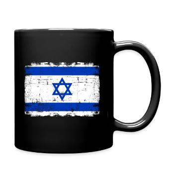 Israel - Tasse einfarbig - Schwarz - Rechts