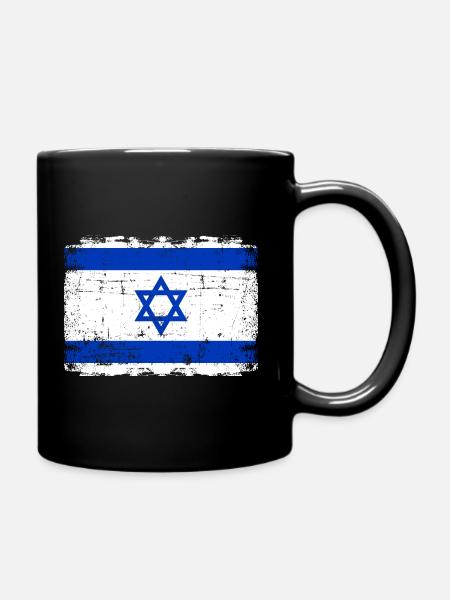 Israel - Tasse einfarbig - Schwarz