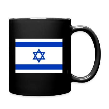 Israel - Tasse einfarbig - Schwarz - Rechts