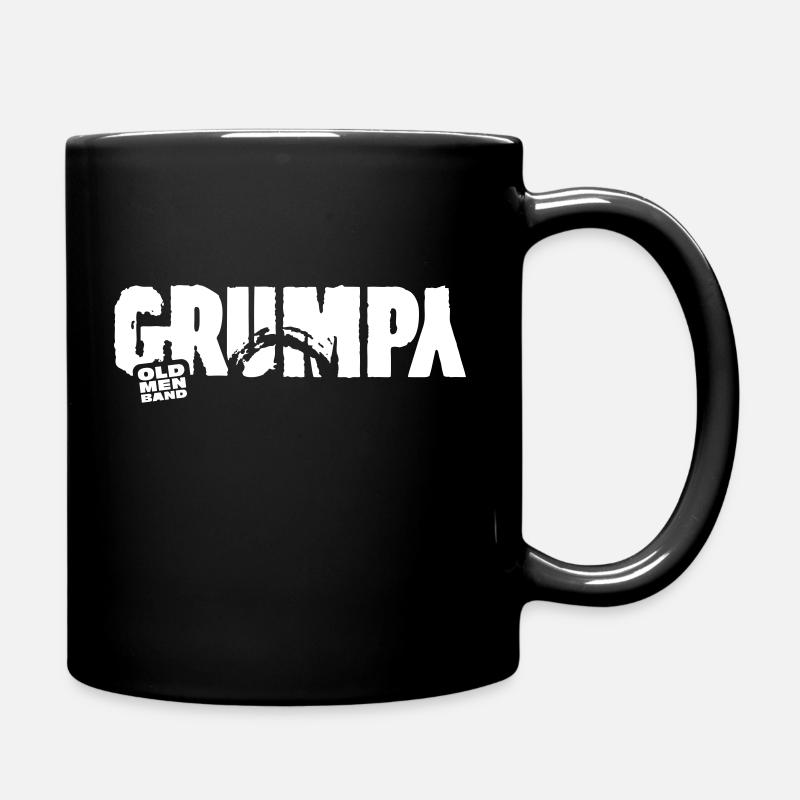 GRUMPY blanc - Mug uni - noir
