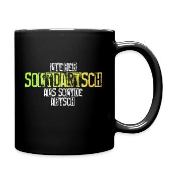 Better Solidary than Solid Aryan - Full Colour Mug - black - Right