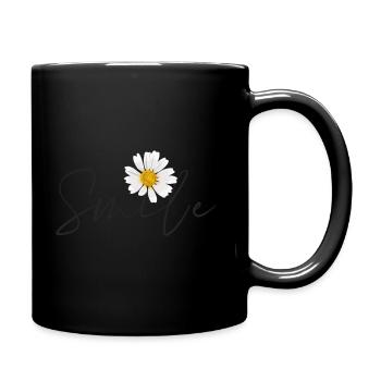 Summer Summer Smile Design flower Design Cadeau - Mug uni - noir - Droite