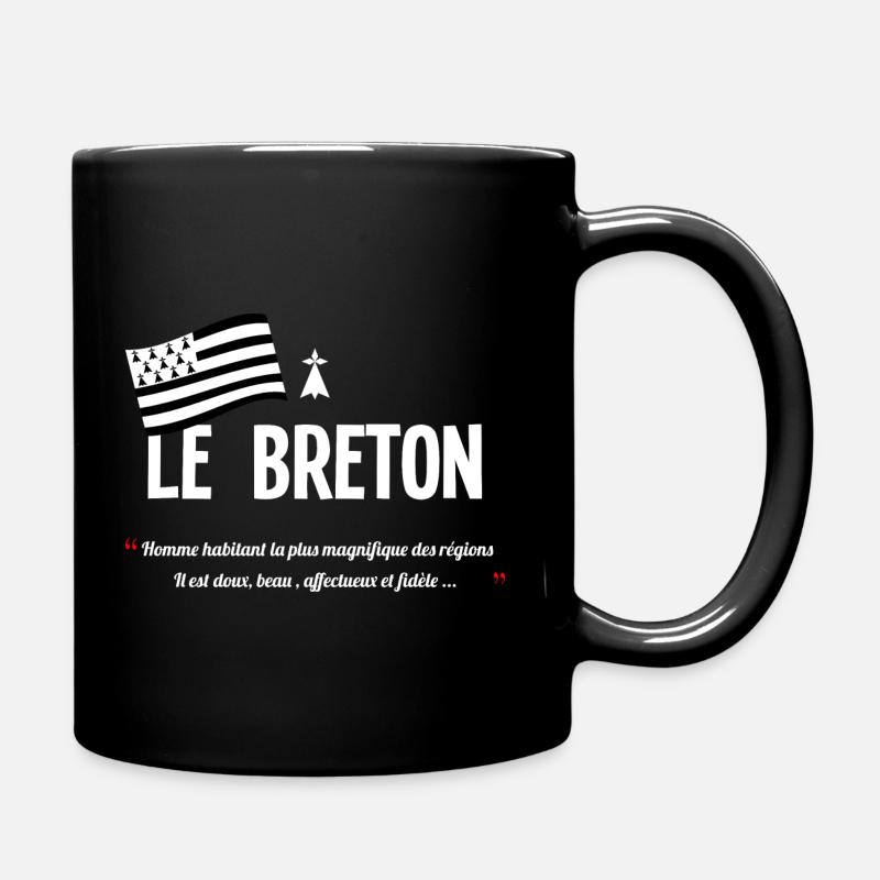 Le breton - Mug uni - noir