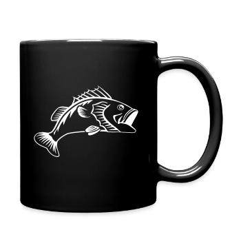 Barsch - Tasse einfarbig - Schwarz - Rechts