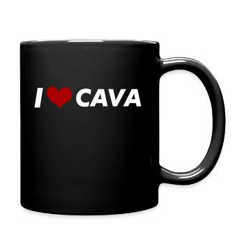 J’adore le cava - Mug uni - noir - Droite