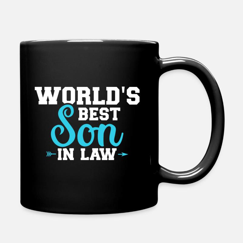 Schwiegersohn - Tasse einfarbig - Schwarz