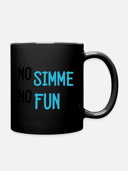 Schwalbe Simme ddr ossi Osten Moped Besitzer kr51 - Tasse einfarbig - Schwarz