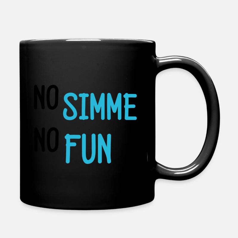 Schwalbe Simme ddr ossi Osten Moped Besitzer kr51 - Tasse einfarbig - Schwarz