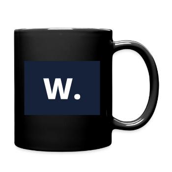 W.. - Tasse einfarbig - Schwarz - Rechts