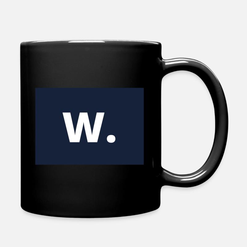 W.. - Full Colour Mug - black