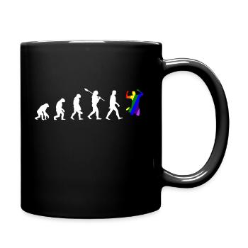 Paramor, Stolz licht - Tasse einfarbig - Schwarz - Rechts