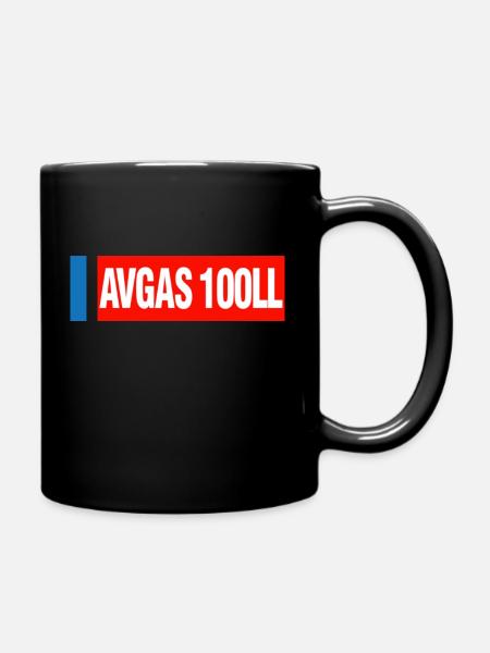 AVGAS Collection - Full Colour Mug - black