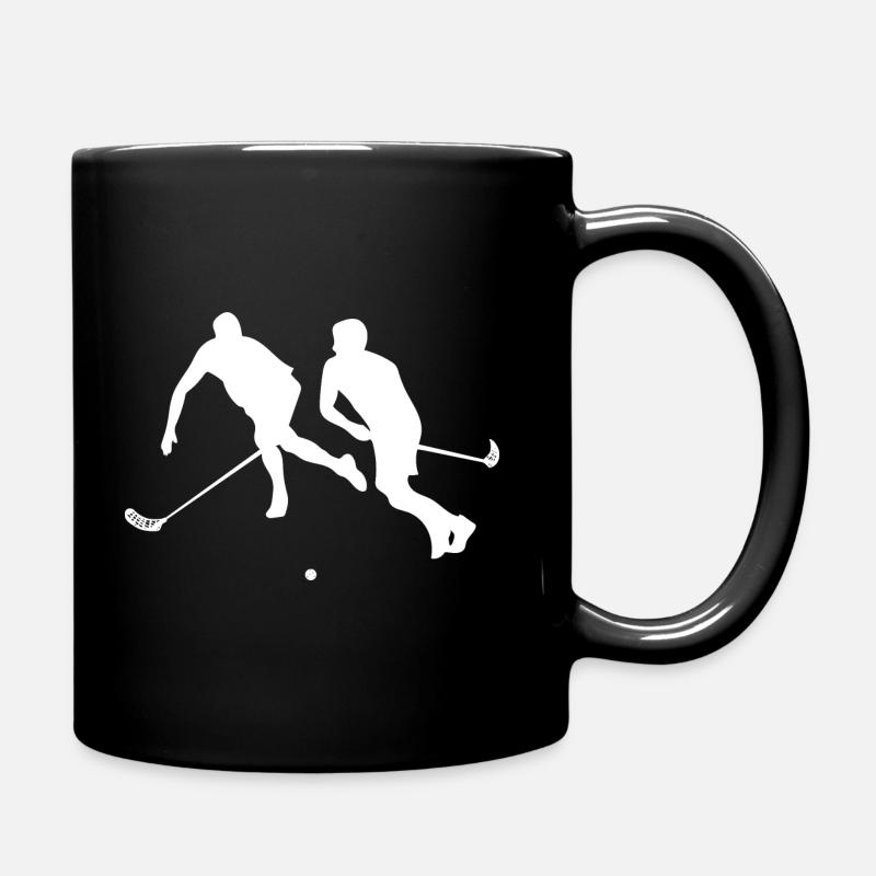 Floorball - Tasse einfarbig - Schwarz