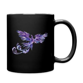 Phönix - Tasse einfarbig - Schwarz - Rechts