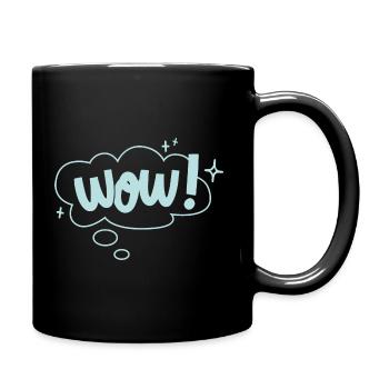Wow! Mint - Full Colour Mug - black - Right