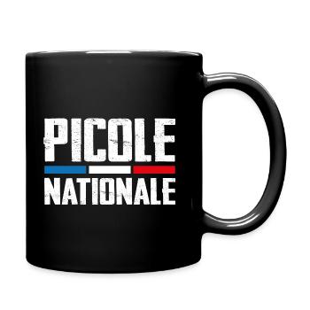 Picole nationale - Mug uni - noir - Droite