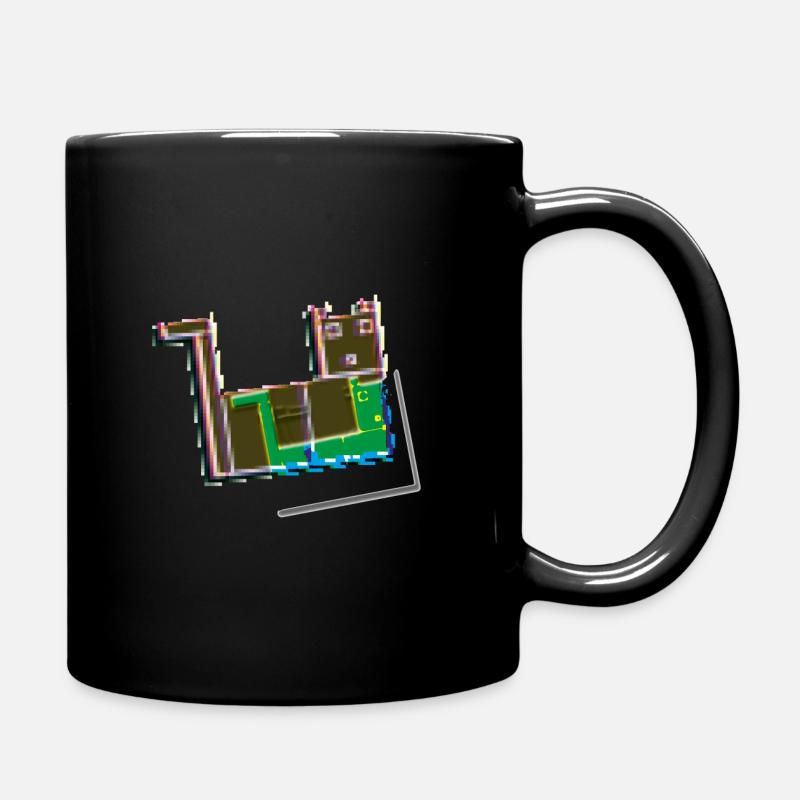 CAT TEN - Full Colour Mug - black