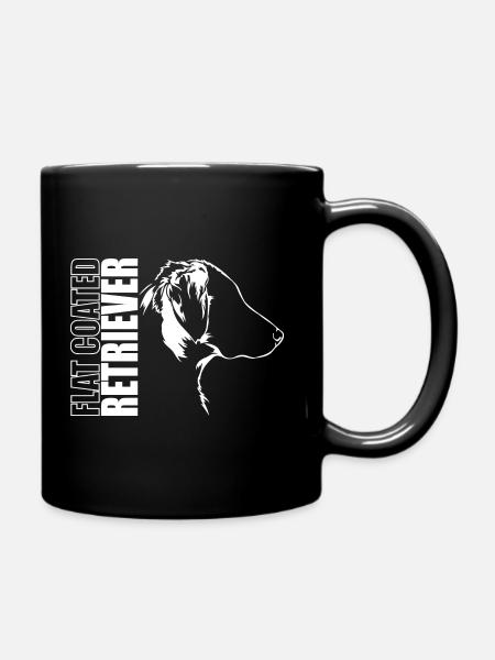 FLAT COATED RETRIEVER Profil Chiens Wilsigns - Mug uni - noir