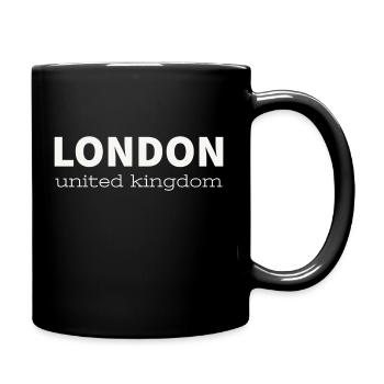 LONDRES - Mug uni - noir - Droite