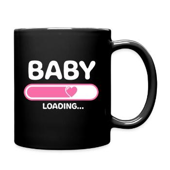 Baby Pregnancy Congratulations - Full Colour Mug - black - Right