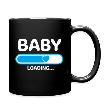 Baby Pregnancy Congratulations - Full Colour Mug - black - Right