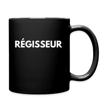 T-shirt Régisseur Spectacle - Concert - Événement - Mug uni - noir - Droite
