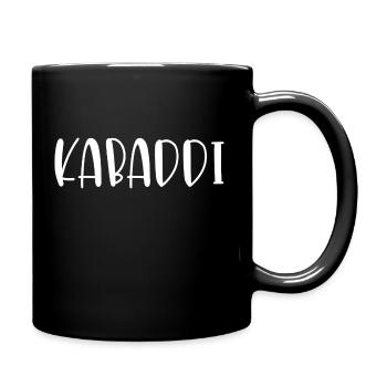 Tee shirt kabaddi - Mug uni - noir - Droite