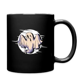 Cute Halloween - Tasse einfarbig - Schwarz - Rechts