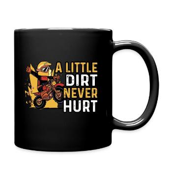 Motorbike Riding - Tasse einfarbig - Schwarz - Rechts