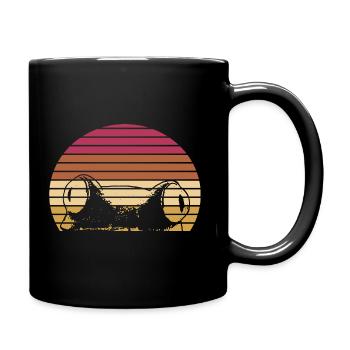Yeux de grenouille Reptiles Amphibiens Grenouilles Crapauds - Mug uni - noir - Droite