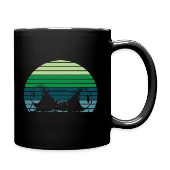 Yeux de grenouille Reptiles Amphibiens Grenouilles Crapauds - Mug uni - noir - Droite