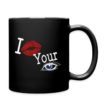 J’embrasse ton œil Türkiye - Mug uni - noir - Droite