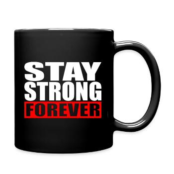 CB Stay strong forever - Full Colour Mug - black - Right