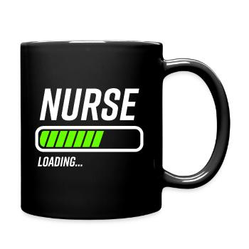 Barre de chargement infirmière - Mug uni - noir - Droite