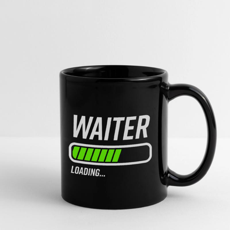 Kellner Loading Ladebalken Tasse einfarbig