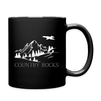 Country rocks - Full Colour Mug - black - Right