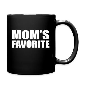 MOM ́S FAVORITE Mama's Favorite - Full Colour Mug - black - Right