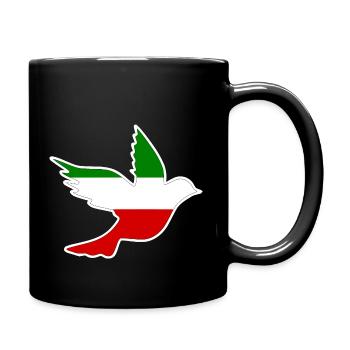 Women life freedom - Tasse einfarbig - Schwarz - Rechts