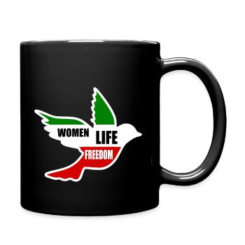 Women life freedom - Mug uni - noir - Droite