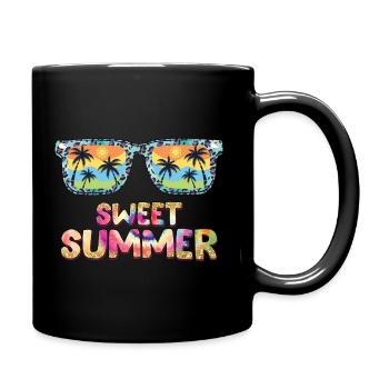 Sweet Summer - Lunettes de soleil Palm Sun - Mug uni - noir - Droite