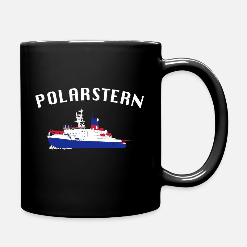 Polarstern - Tasse einfarbig - Schwarz