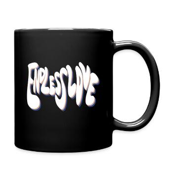 Endless Love - Tasse einfarbig - Schwarz - Rechts