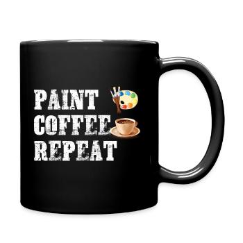 Maler und Lackierer, der Beste und Nervigste Beruf - Tasse einfarbig - Schwarz - Rechts