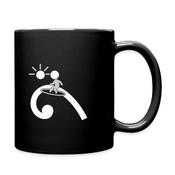 BASS Surfer - Tasse einfarbig - Schwarz - Rechts